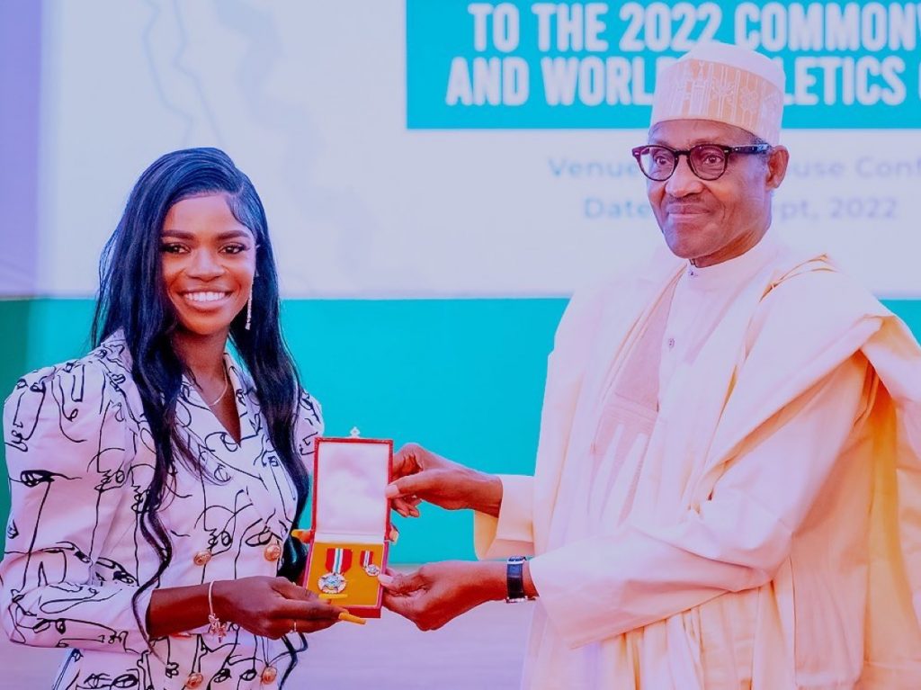 Buhari awards tobi amusan