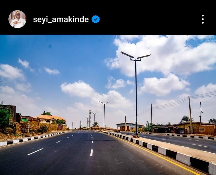 Seyi makinde commission new road in ibadan 